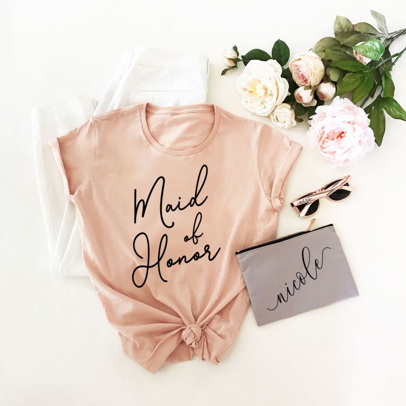 Wedding Blush T-Shirt - Semi-Fitted