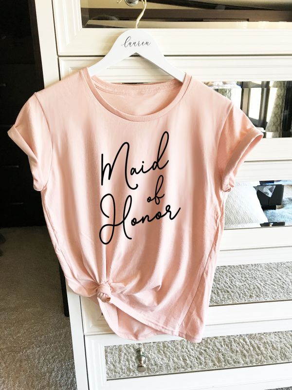 Wedding Blush T-Shirt - Semi-Fitted