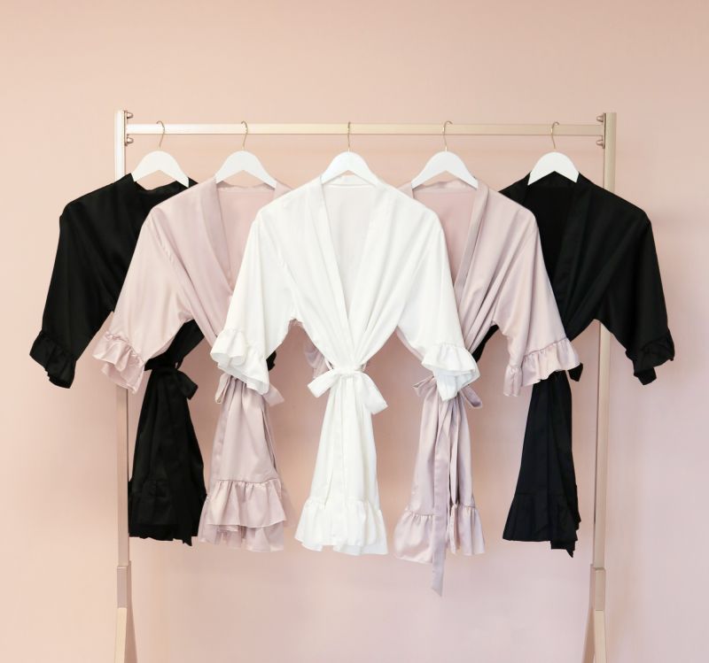 Personalized Ruffled Robe