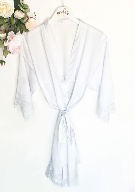 Satin Lace Robes