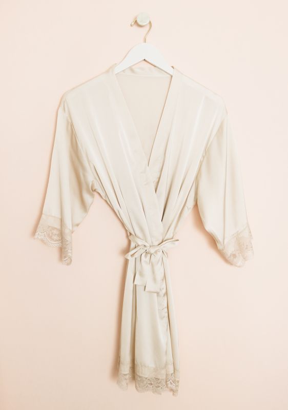 Satin Lace Robes
