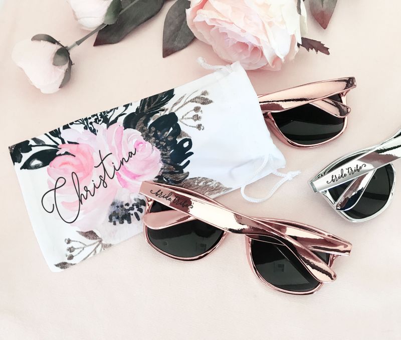 Floral Sunglass Pouches