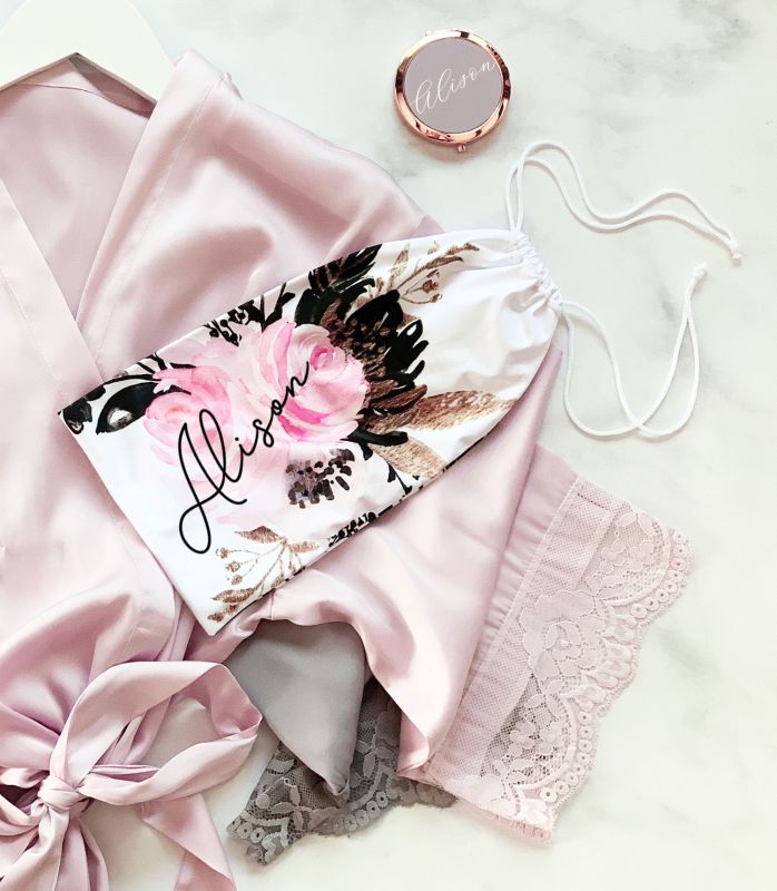 Floral Robe Pouch