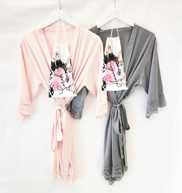 Floral Robe Pouch