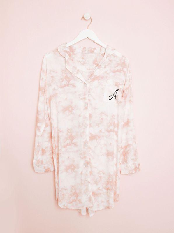 Monogram Pattern Sleep Shirt