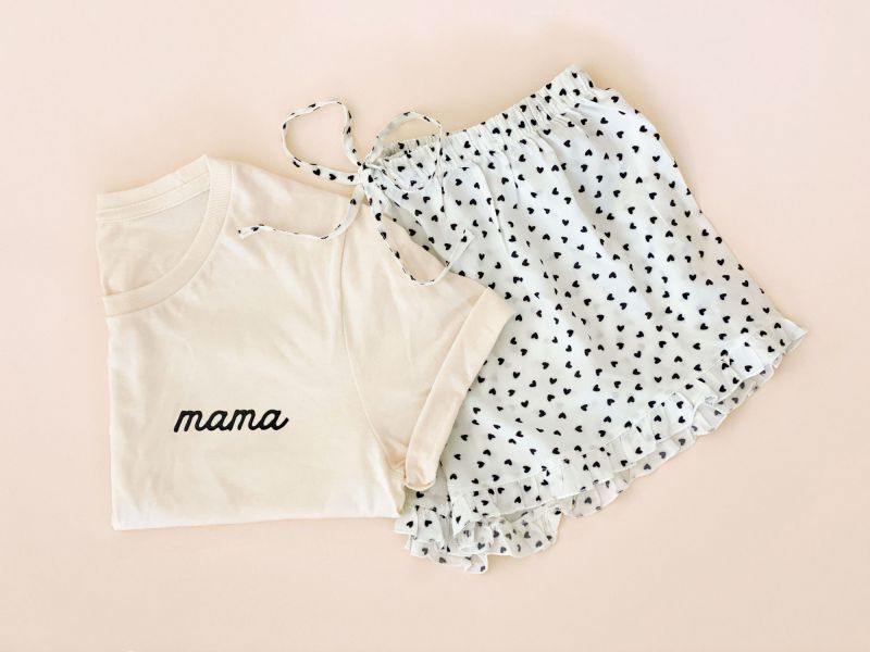 Mom Pajama & Shorts Set