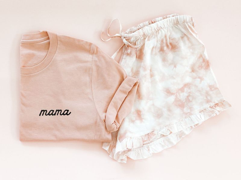 Mom Pajama & Shorts Set