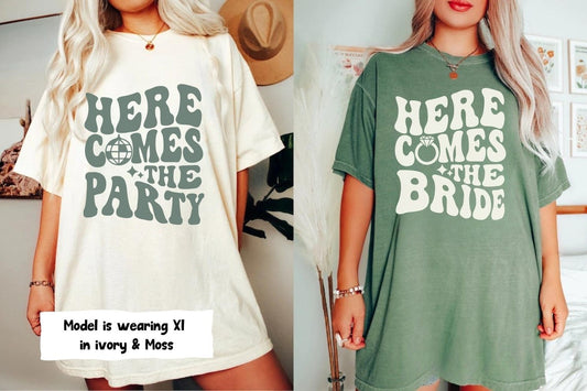 Groovy Bachelorette Party Shirts, Retro Bachelorette Shirt, Here Come The Bride Shirt, Retro Bride, Bridal Party Shirt Women,Bridesmaid Gift