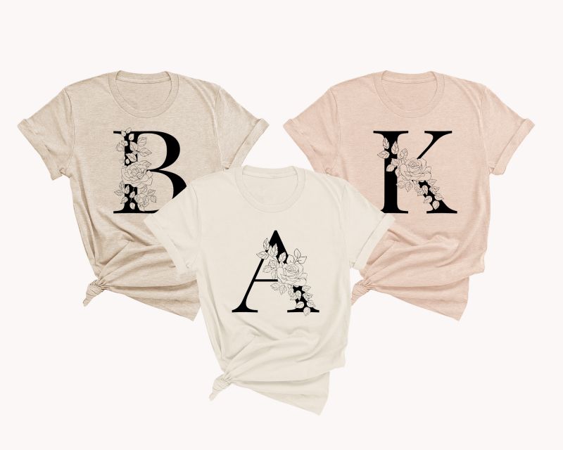Floral Monogram Shirts – Semi-Fitted