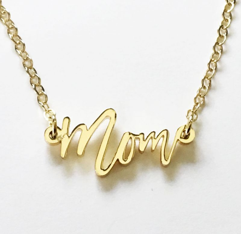 Gold Mom Necklace