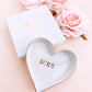 Wedding Heart Ring Dish