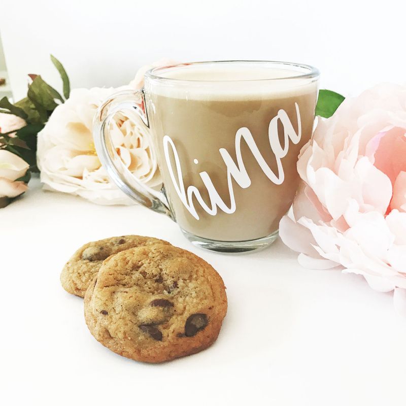 Personalized Glass Coffee Mug