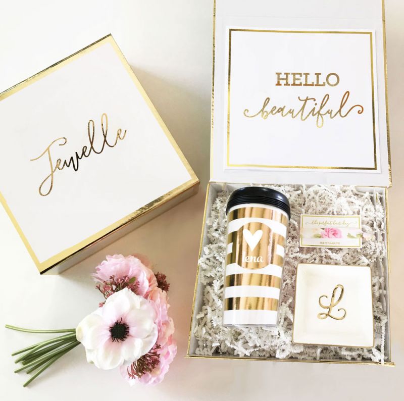 Metallic Foil Travel Coffee Mug