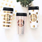 Metallic Foil Travel Coffee Mug - Wedding