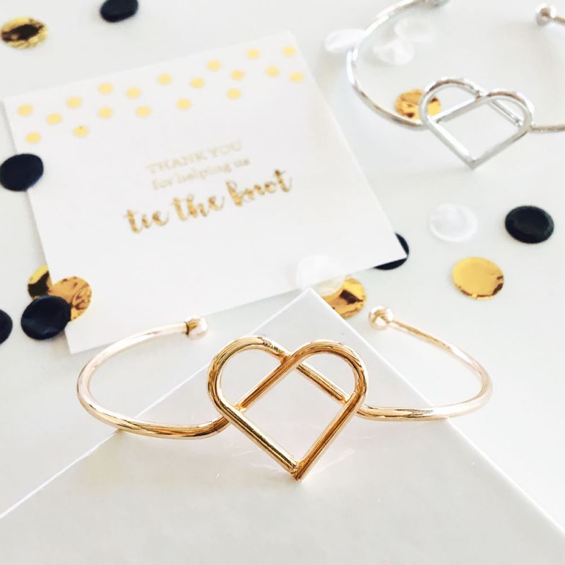 Heart "Tie the Knot" Bracelet