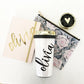 Personalized Travel Tumblers - Gold Lid