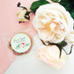 Personalized Floral Garden Round Labels