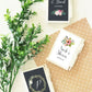 Personalized Floral Garden Notebook Favors