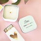 Floral Garden Square Candle Tins