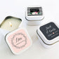 Floral Garden Square Candle Tins