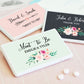 Personalized Floral Garden Mini Mint Favors