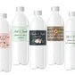 Personalized Floral Garden Water Bottle Labels
