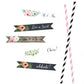 Personalized Floral Garden Flag Labels