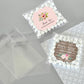 Personalized Floral Garden Clear Candy Bags (Set of 24)