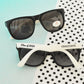 White Graduation Sunglasses (set of 6)