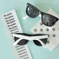 White Graduation Sunglasses (set of 6)
