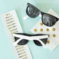White Bridal Party Sunglasses (set of 6)