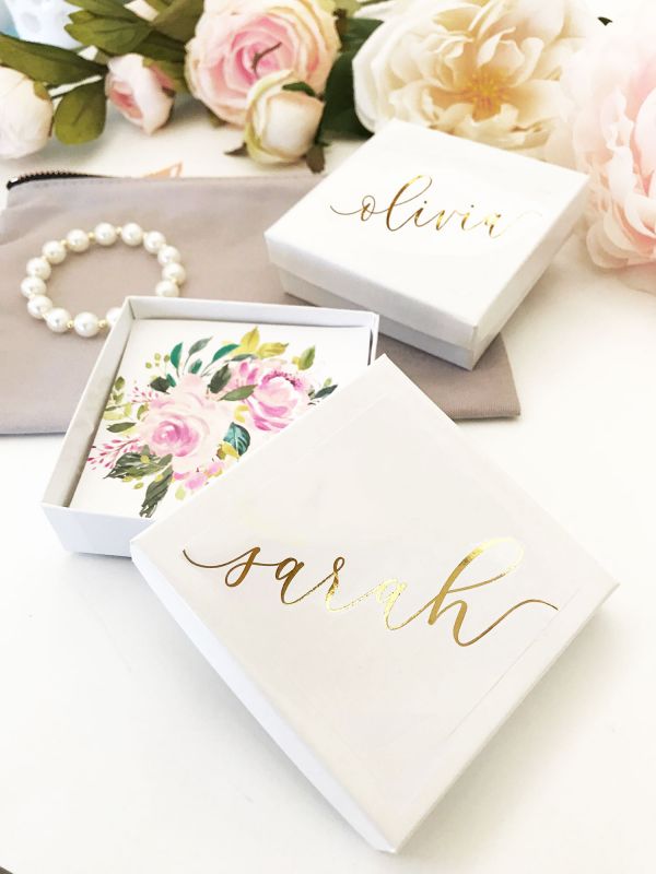 Personalized Jewelry Gift Boxes