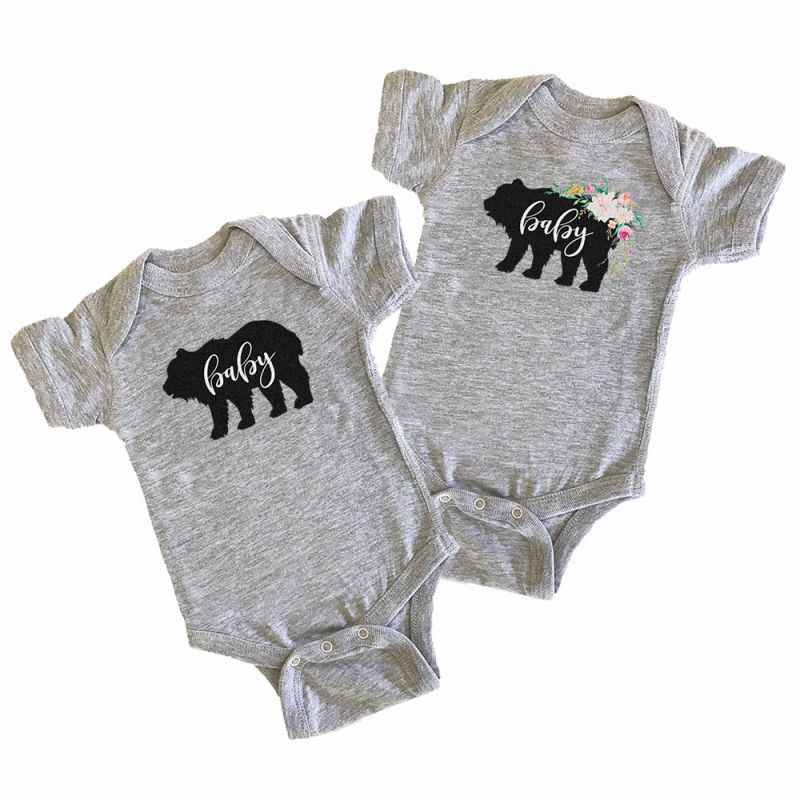 Rustic Baby Shower Bodysuit