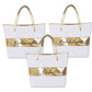 Bridal Party Gold Stripe Bag