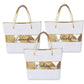 Personalized Striped Tote