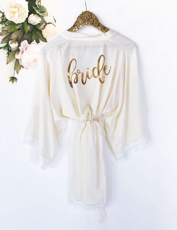 Bridal Party Cotton Lace Robes