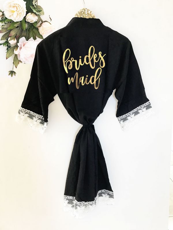 Bridal Party Cotton Lace Robes