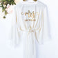 Mrs. Personalized Cotton Lace Robes