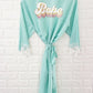 Retro Wedding Cotton Lace Robes