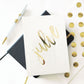 Personalized Journal - Gold Script Name