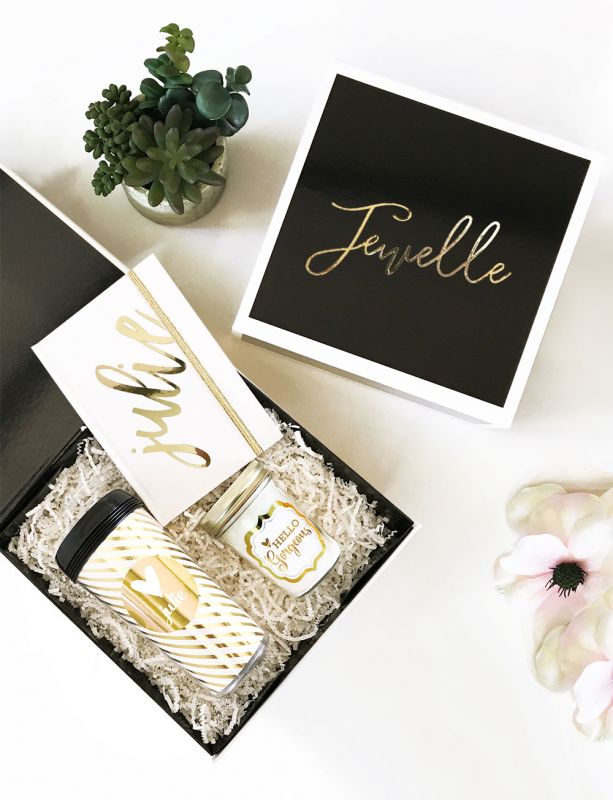 Personalized Journal - Gold Script Name