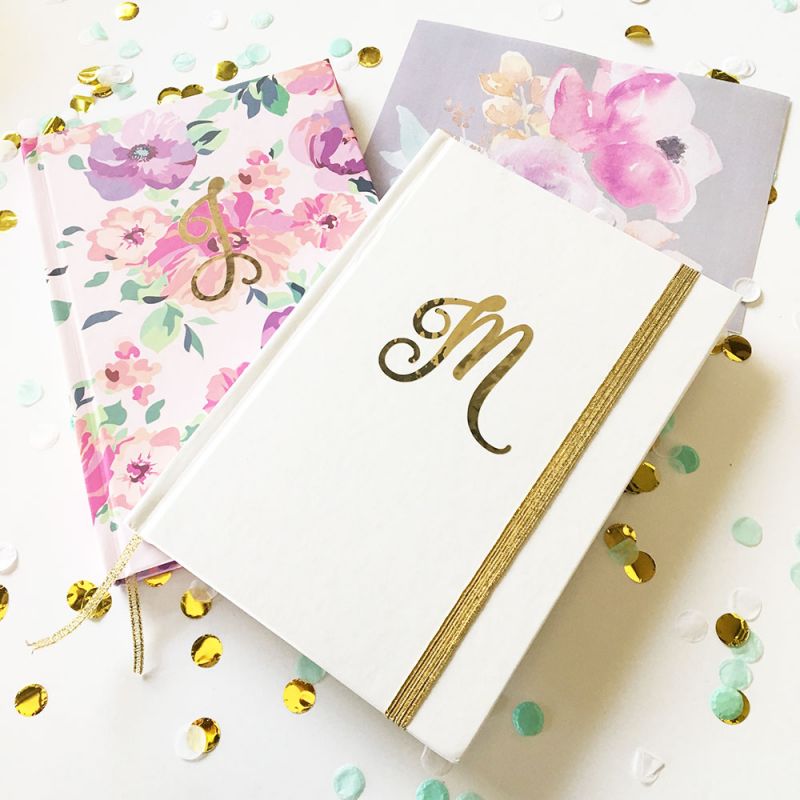 Script Monogram Journal