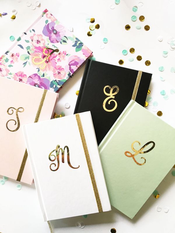 Script Monogram Journal