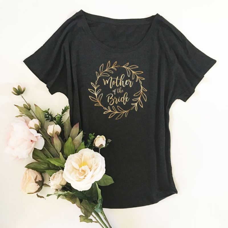 Wreath Bridal Party Shirt - Loose Fit