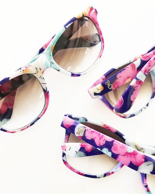 Monogram Floral Sunglasses