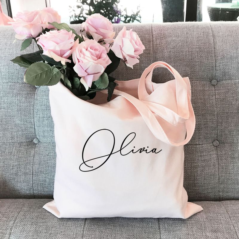 Personalized Canvas Tote