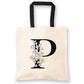 Floral Monogram Tote Bag