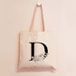 Floral Monogram Tote Bag