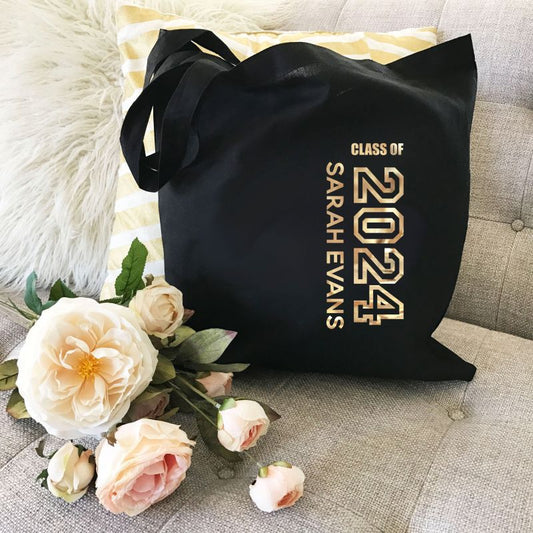 Personalized Graduation Tote Bag