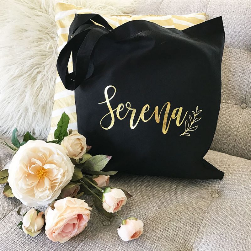 Custom Name Tote Bags